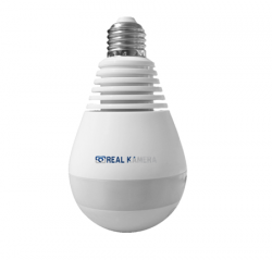 Panoramik Lamba Kamera 1080P, 360/180˚ P2P, KAYIT, ALARM, WIFI, E27