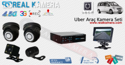 4 Kameralı Araç Kamera Sistemi ( Uber ve Tüm Araçlara Uygun )