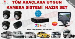 4'lü Araç Kamera Sistemi  ( Tüm Araçlara Uygun )