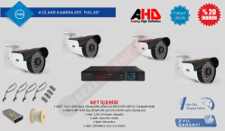 4'lü Hazır AHD Güvenlik Kamera Seti